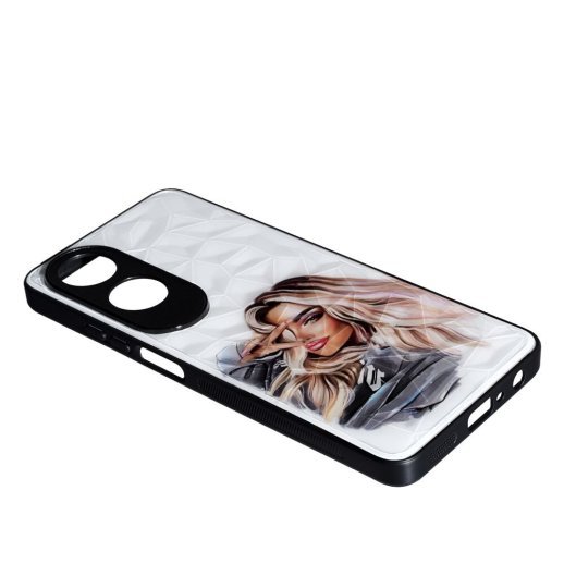 Накладка Prisma Ladies New для Oppo A60 Girl in a hoodie