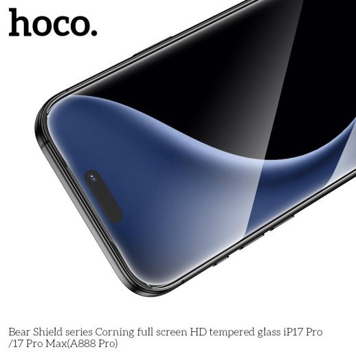 Скло для телефону HOCO A888 Pro Bear Shield Corning HD APPLE iPhone 17 PRO