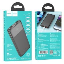 Power Bank HOCO J121 Fast 22.5W + PD 20W 10000 mAh, чорний