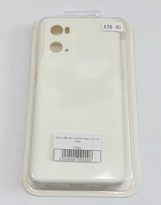 Чохол Silicone Case for Oppo A76 No Logo White