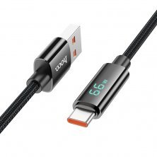 USB кабель HOCO U125 Benefit 5A USB - Type-C, чорний