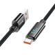 USB кабель HOCO U125 Benefit 5A USB - Type-C, чорний
