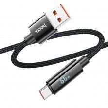 USB кабель HOCO U125 Benefit 5A USB - Type-C, чорний