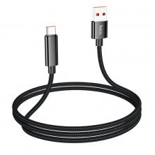 USB кабель HOCO U125 Benefit 5A USB - Type-C, чорний