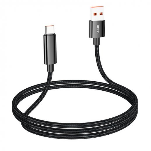 USB кабель HOCO U125 Benefit 5A USB - Type-C, чорний