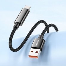 USB кабель HOCO U125 Benefit 5A USB - Type-C, чорний