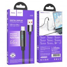 USB кабель HOCO U125 Benefit 5A USB - Type-C, чорний