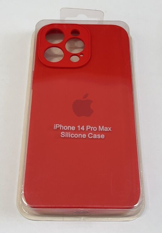 Чохол Silicone Case Copy Apple iPhone 14 Pro Max Square Red, 12