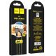 USB кабель HOCO X20 USB - micro USB 2.4A 3 метри, чорний