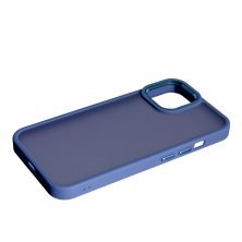 Чохол Matte Metal Buttons для Apple iPhone 13/14 Gray Lavender