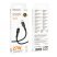 USB-C кабель BOROFONE BX116 Type-C - Lightning Certain, 3A, 1 метр, чорний