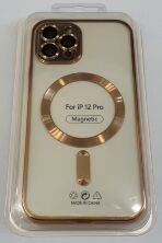 Case Magsafe With Frame for Apple Iphone 12 Pro Gold