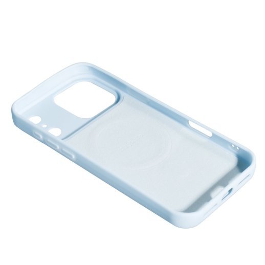 Силіконовий чохолНакладка Color (With Magnit) для Apple iPhone 17 Pro Light Blue