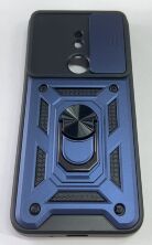 Armor Case With Curtain for Nokia C21 Dark Blue