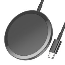Бездротовий зарядний пристрій HOCO CW52 Magnetic Wireless Fast Charger 15W, чорний