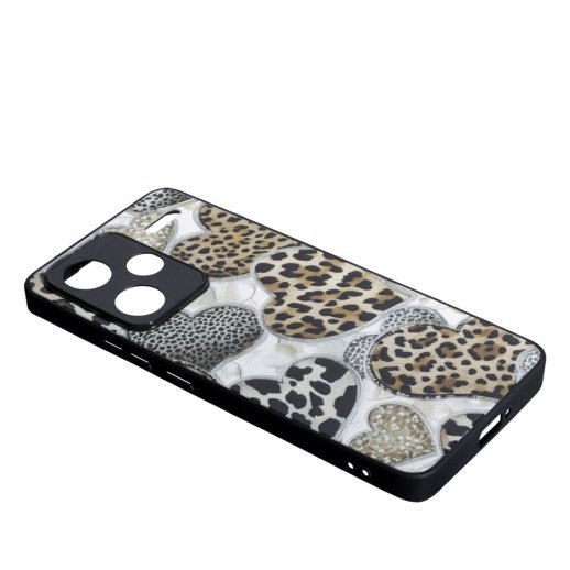 Накладка Fashion Mix для Xiaomi Redmi Note 13 Pro Plus (5G) Leopard Hearts