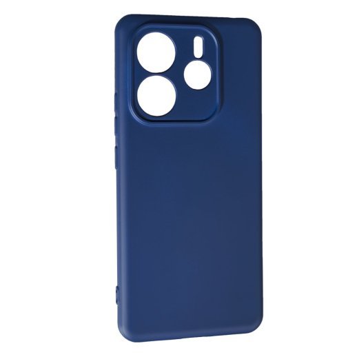 Силікон Case SMTT (AA) для Xiaomi Redmi Note 14 (5G) Dark Blue