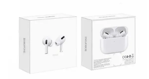 Блютуз Стерео Гарнітура Borofone BW03 Plus Белый
