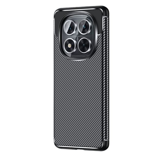 Накладка Tpu Carbon для Xiaomi Redmi Note 14 Pro (4G) Black