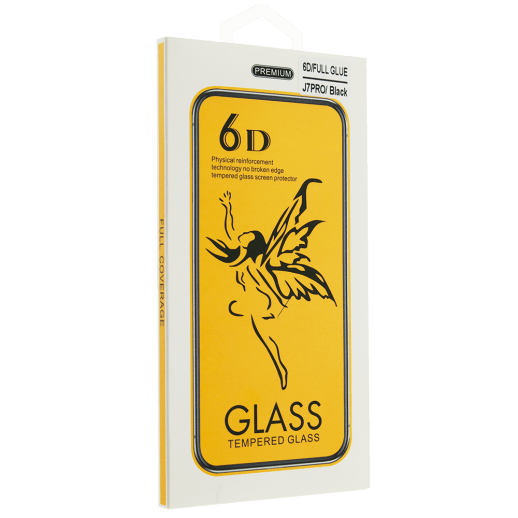 Захисне скло 6D PREMIUM SAMSUNG G610F Galaxy J7 Prime В УПАКОВЦІ
