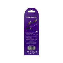 USB Cable TORNADO TX7 Тканевая Оплётка Type-C 3A/1m