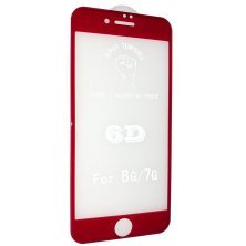 Захисне скло 6D ORIGINAL для APPLE IPHONE 7 | 8 ЧЕРВОНИЙ