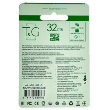 Карта пам'яті micro SDXC 32GB (UHS-3) class 10 T&G (без адаптера)