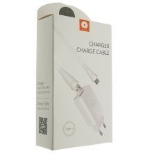 Мережевий зарядний пристрій WUW T18 1000 mA + USB Type-C