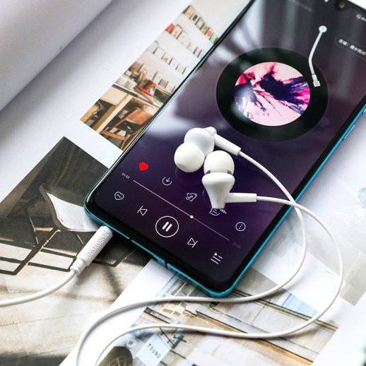 Дротові навушники BOROFONE BM49, білий