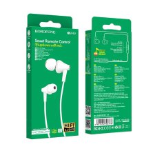 Дротові навушники BOROFONE BM49, білий