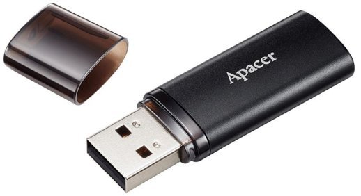 Флеш-накопичувач Apacer USB 3.1 AH25B 64Gb Black