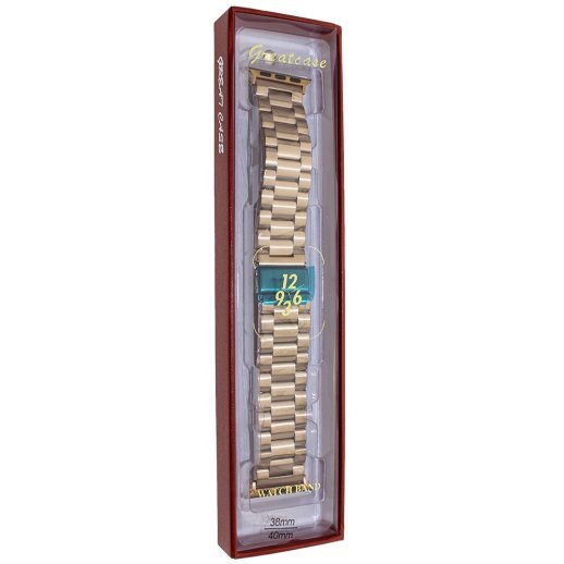 Ремінець металевий для годинника APPLE WATCH 38MM / 40MM / 41MM 3-Bead Metal №21