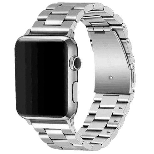 Ремінець металевий для годинника APPLE WATCH 38MM / 40MM / 41MM 3-Bead Metal №21
