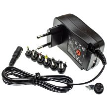 Мережевий зарядний пристрій універсальний з перем. SY8 30W 7 режимів + USB 5V 2.1A с 6 перехідниками