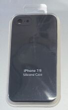 Чохол Silicone Case Copy Apple iPhone 7 / 8 / SE Square Dark Grey, 28