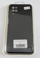Чохол Silicone Case for Samsung A12 No Logo Black