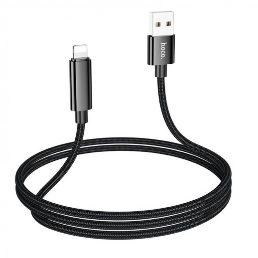 USB кабель HOCO U125 Benefit USB - Lightning, чорний