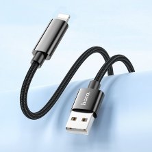 USB кабель HOCO U125 Benefit USB - Lightning, чорний