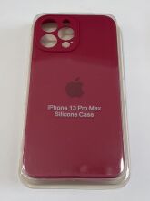 Чохол Silicone Case Copy Apple iPhone 13 Pro Max Square Maroon, 05