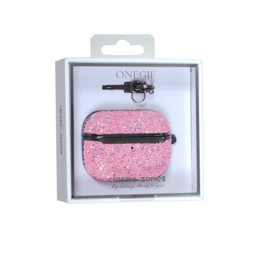 Чехол Onegif Makaron для AirPods Pro Pink