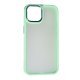 Чохол Matte Metal Buttons для Apple iPhone 13/14 Green