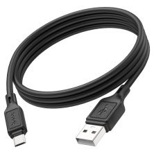 USB кабель HOCO X90 silicone USB - micro USB 1 MЕТР ЧОРНИЙ
