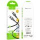 USB-C кабель HOCO X109 Type-C - Type-C SILICONE 60W, 1 метр, чорний