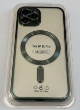 Case Magsafe With Frame for Apple Iphone 12 Pro Green
