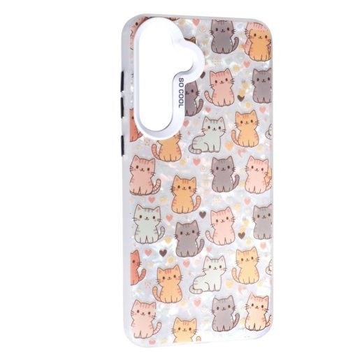 Чохол Soft Milky для Samsung S25 FE Cats