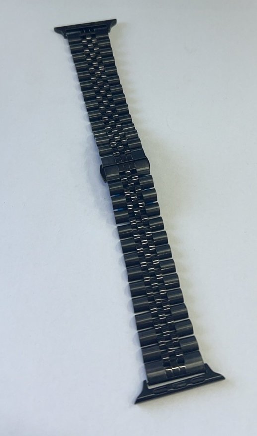 Ремінець для Apple Watch Deep Steel 42/45/49mm Silver/Black