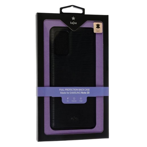 Накладка Kajsa Wave для Samsung Note 20 Black