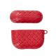Чохол Шкіра Плетіння для AirPods 3 Red
