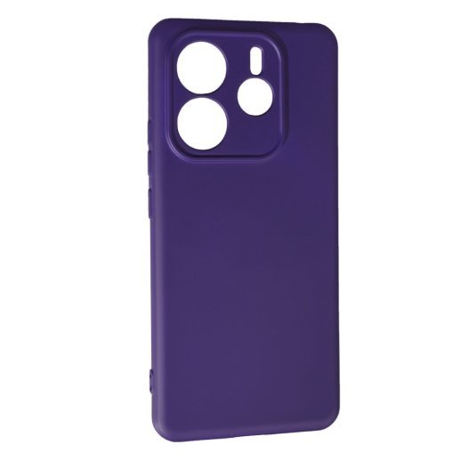 Силікон Case SMTT (AA) для Xiaomi Redmi Note 14 (5G) Dark Violet