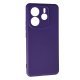Силікон Case SMTT (AA) для Xiaomi Redmi Note 14 (5G) Dark Violet